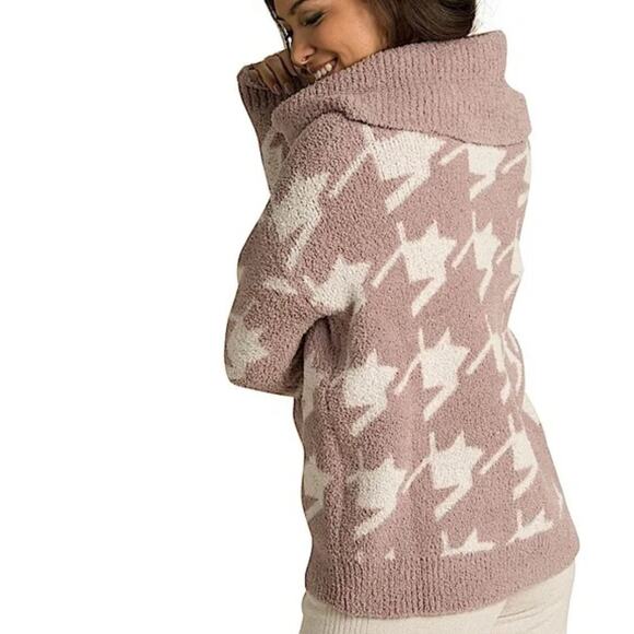 Barefoot Dreams Barefoot Dreams Houndstooth Sweater New Small - Picture 3 of 4